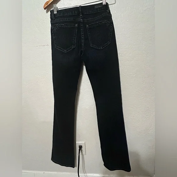 🚀Buckle Black Women’s Dark Indigo tailored Boot Cut Jeans 26X34 GUC - Picture 2 of 12